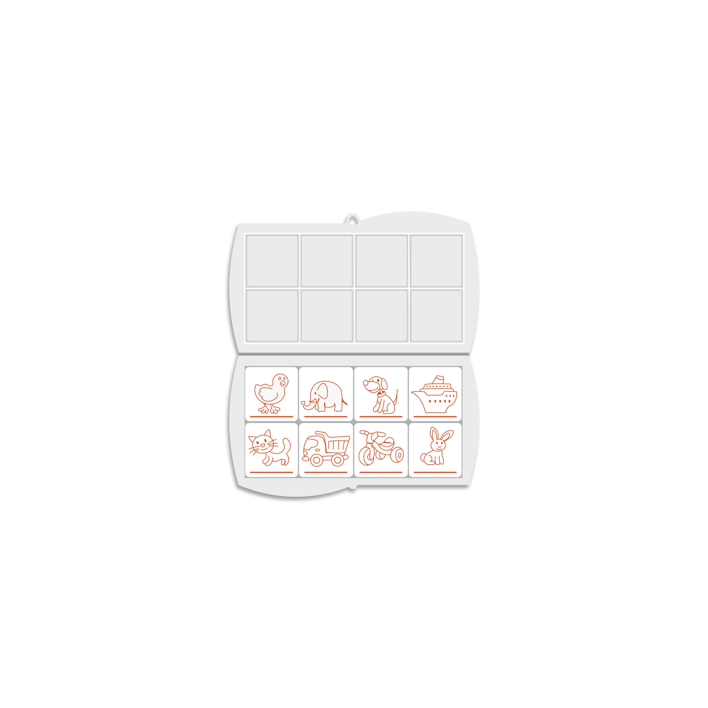 Görsel Dikkat Seti Eşleştirme Paneli 2-4 Yaş